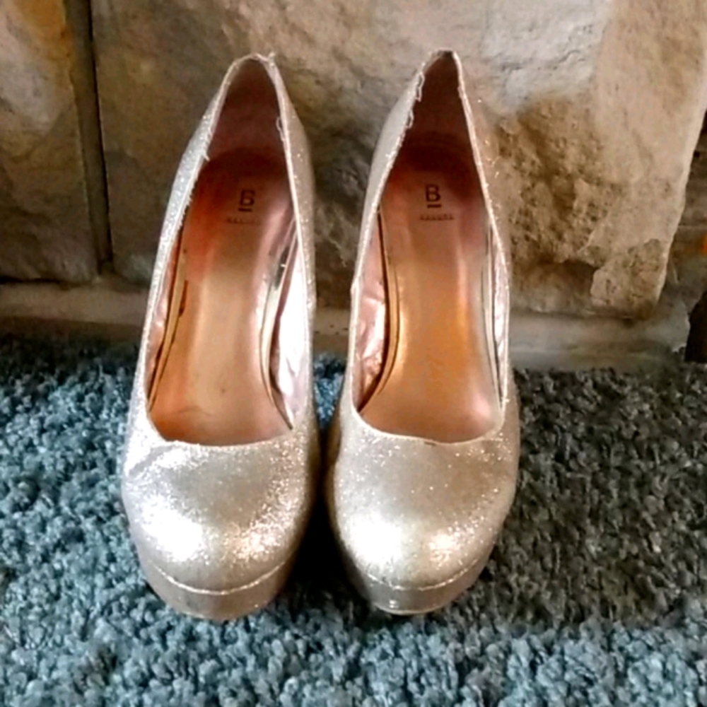 Gold heels